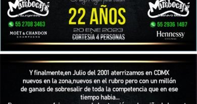 MAMBO CAFÉ, cadena de centros nocturnos de Música Latina nº1 en México, celebra 22 años de historia