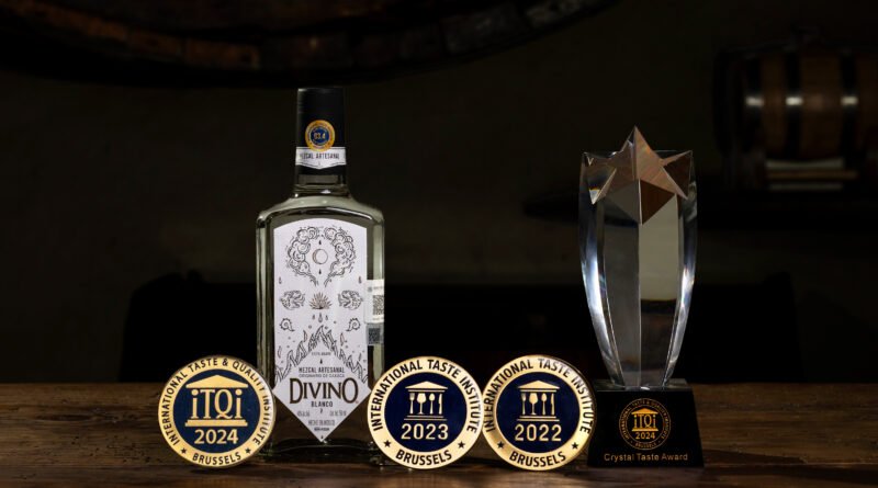 Mezcal Divino, campeón olímpico de la gastronomía; 9 Oros y un Crystal Taste Award.