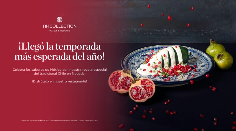 Minor Hotels celebra la temporada del Chile en Nogada en México.