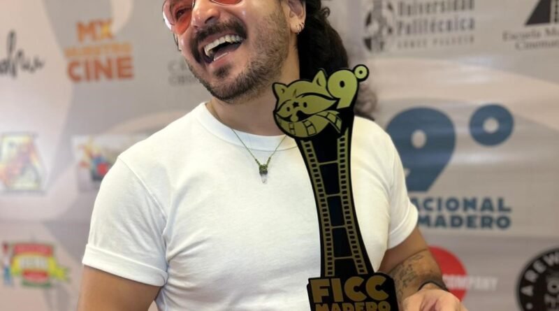 Fabio Colonna, galardonado en el FICC Madero.