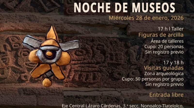 Primer noche de museos de 2026 en CDMX. (CARTELERA).