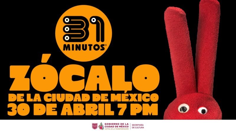 Concierto gratuito de «31 Minutos» en el Zócalo. Concierto gratuito de «31 Minutos» en el Zócalo.