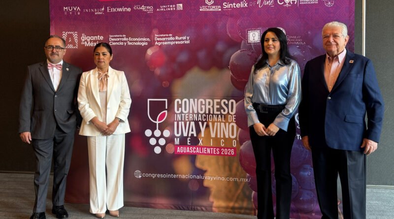 México impulsa su posicionamiento en la industria vitivinícola con el Congreso Internacional de la Uva y el Vino 2026.