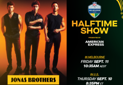 Los Jonas Brothers protagonizarán el espectáculo de medio tiempo en el partido de la NFL en Melbourne en 2026.