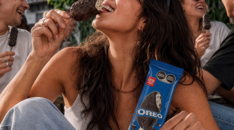 La nueva paleta OREO® de Helados Holanda® combina helado sabor vainilla, cobertura sabor chocolate e inclusiones de galleta para darle un giro divertido a los pequeños momentos del día. La nueva paleta OREO® de Helados Holanda® combina helado sabor vainilla, cobertura sabor chocolate e inclusiones de galleta para darle un giro divertido a los pequeños momentos del día.